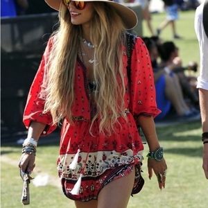 Spell Desert Wanderer Playsuit in Sunset Size 6